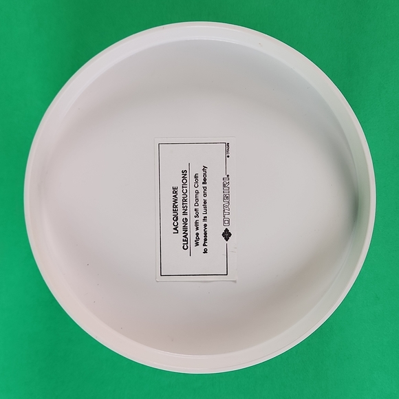 Otagiri Laquerware Holiday Coaster set presentation box Vintage 70s - Picture 9 of 12